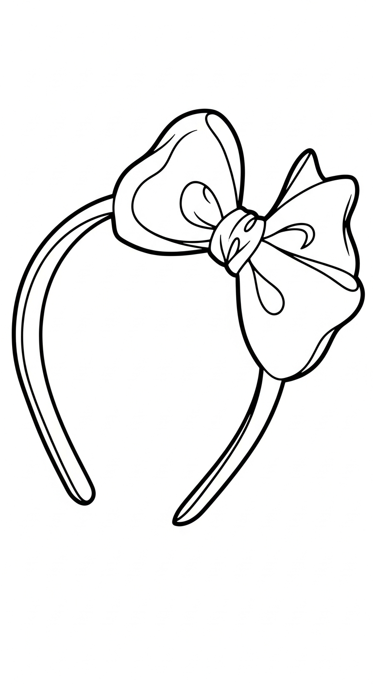 tranh tô màu nơ cho bé 3 tuổi miễn phí