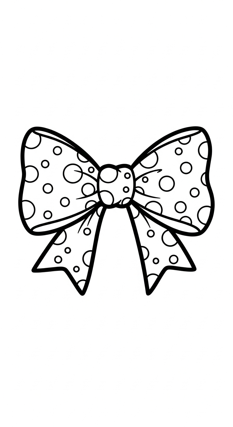 tải tranh tô màu nơ cho bé 4 tuổi 1