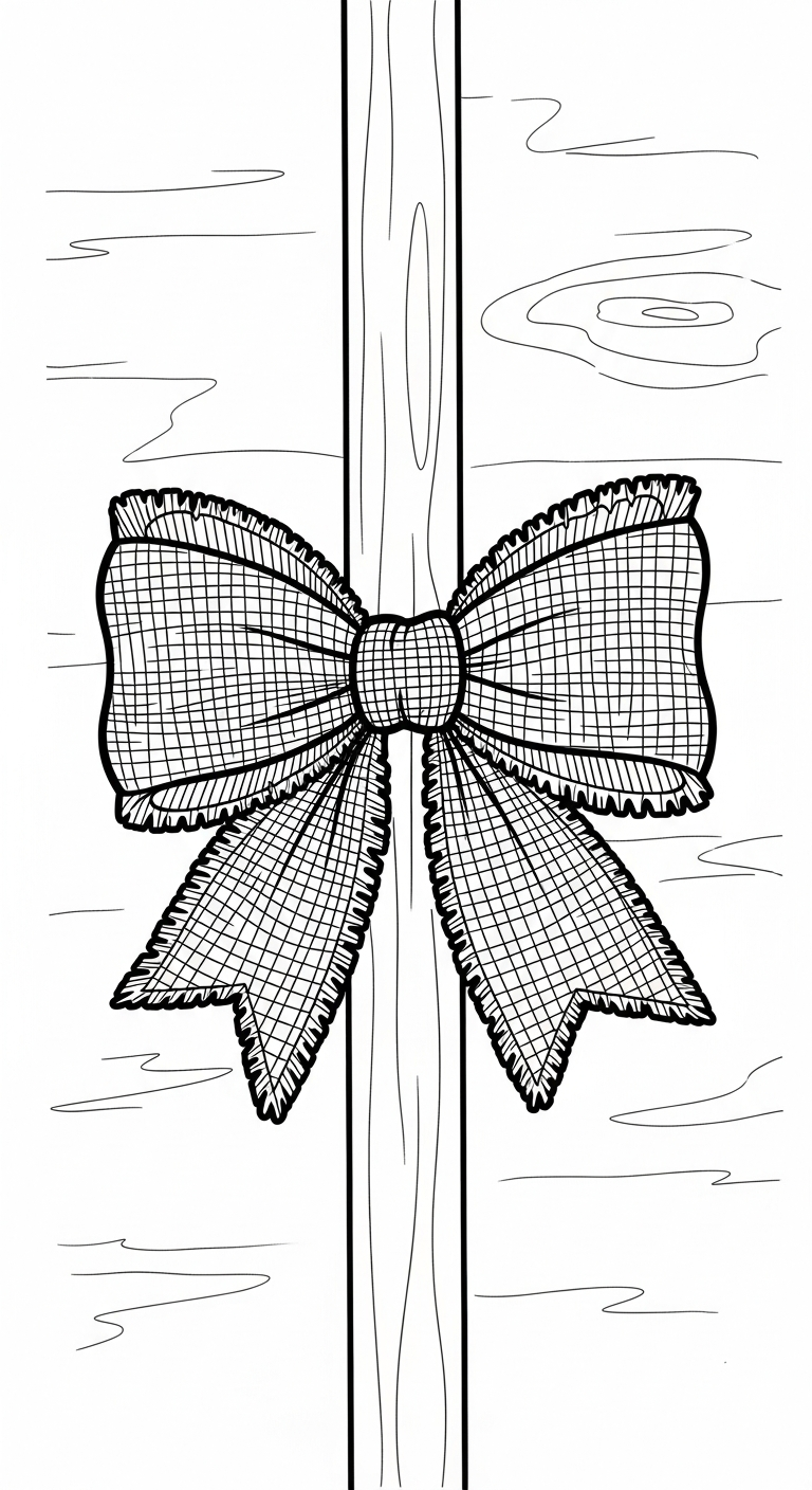 tranh tô màu nơ cho bé 4 tuổi miễn phí