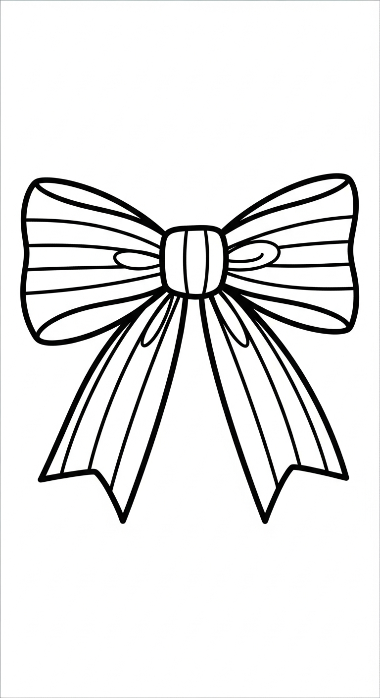 tranh tô màu nơ tập tô