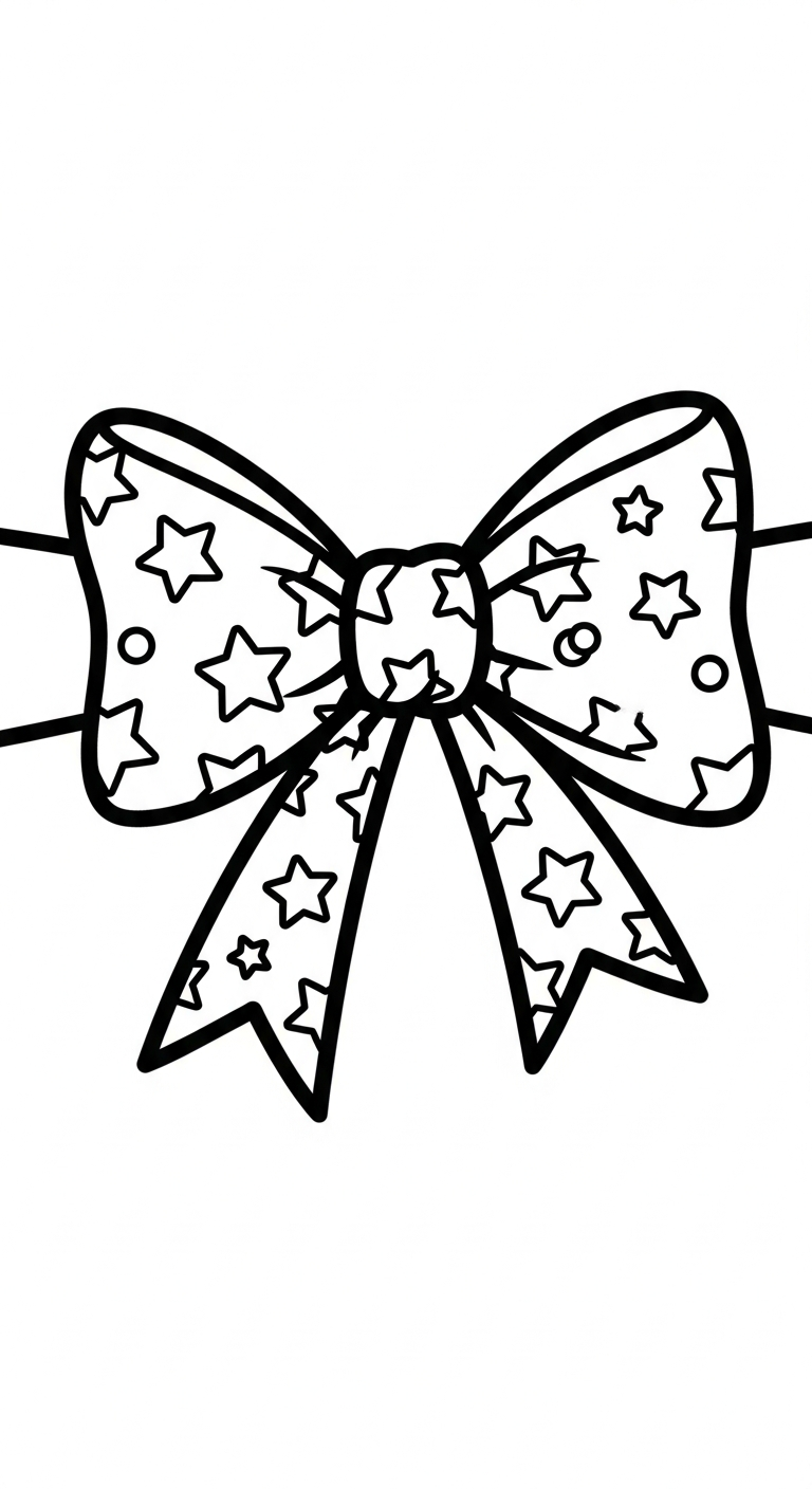 tải tranh tô màu nơ cho bé 6 tuổi