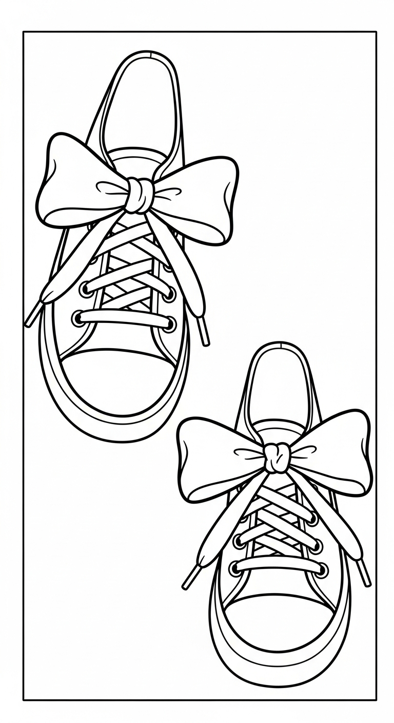 in hình tô màu nơ cho bé 7 tuổi