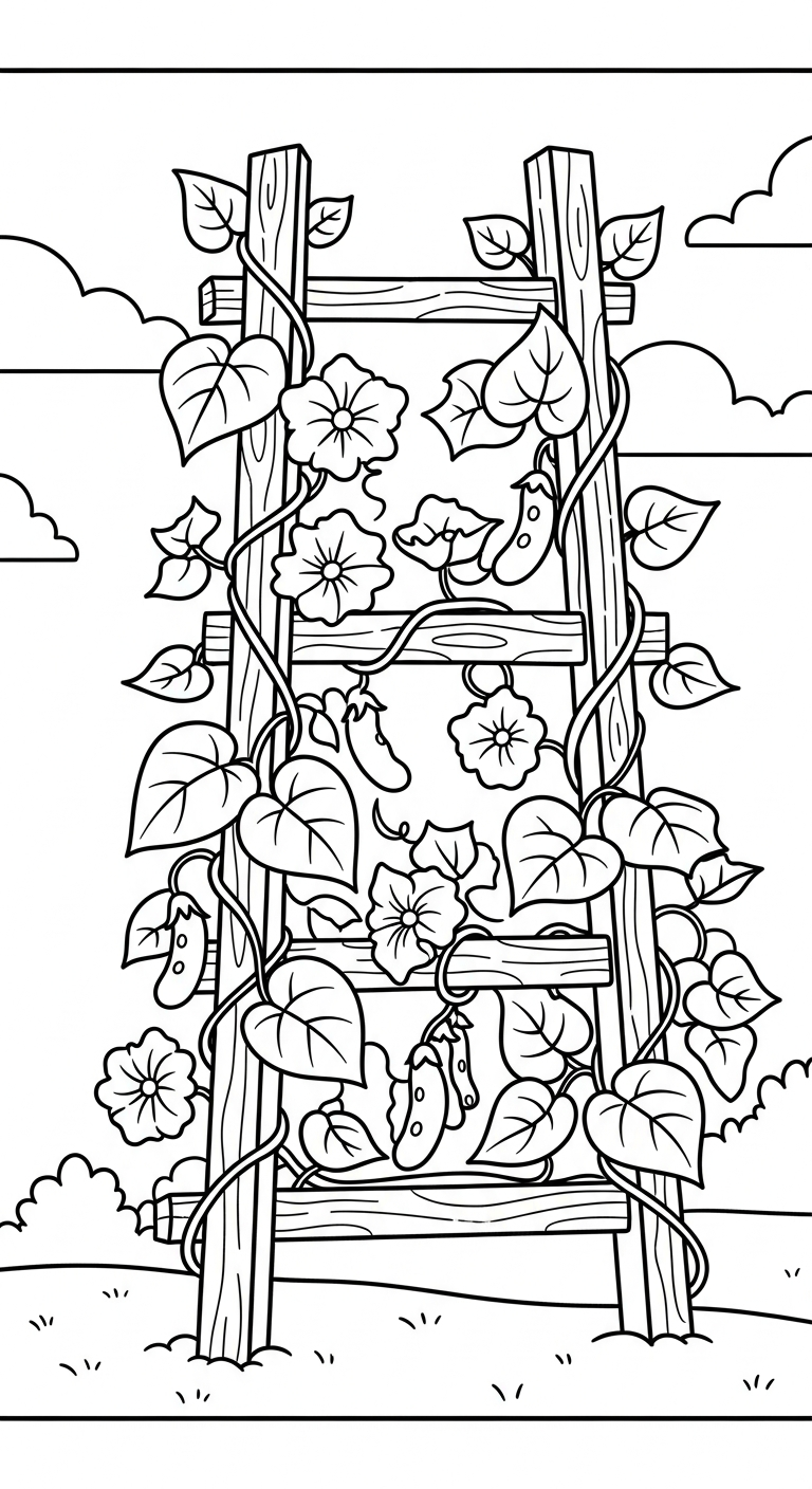 tranh tô màu phong cảnh cho bé tải miễn phí