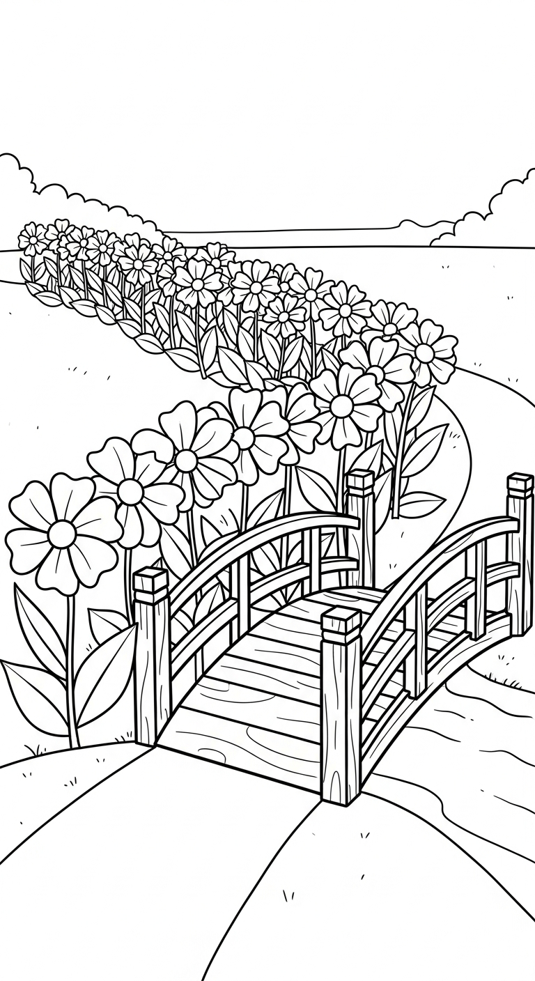 tải hình tô màu phong cảnh 1