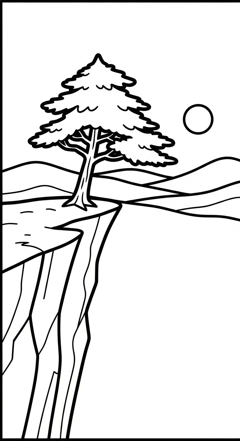 download tranh tô màu phong cảnh cho bé