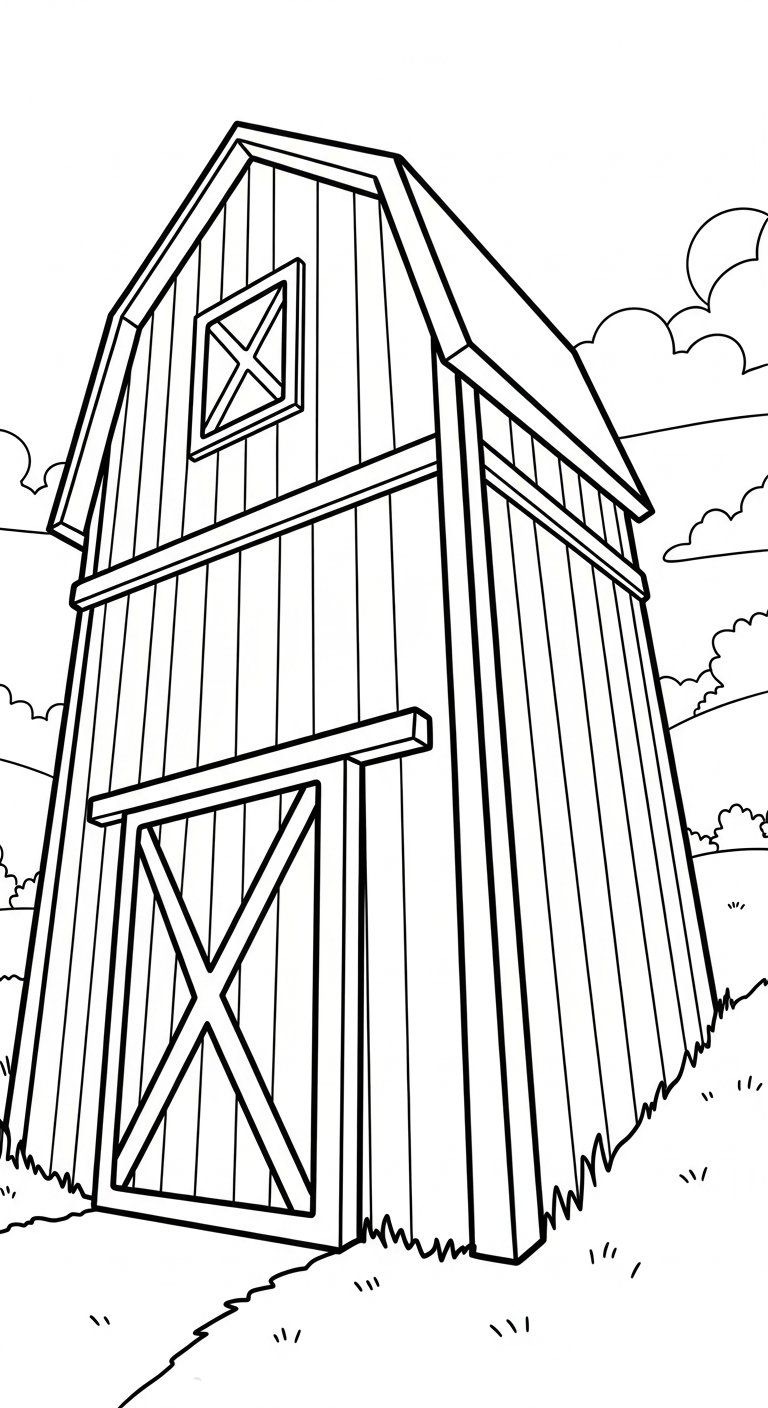 tải tranh tô màu phong cảnh cho bé 8 tuổi