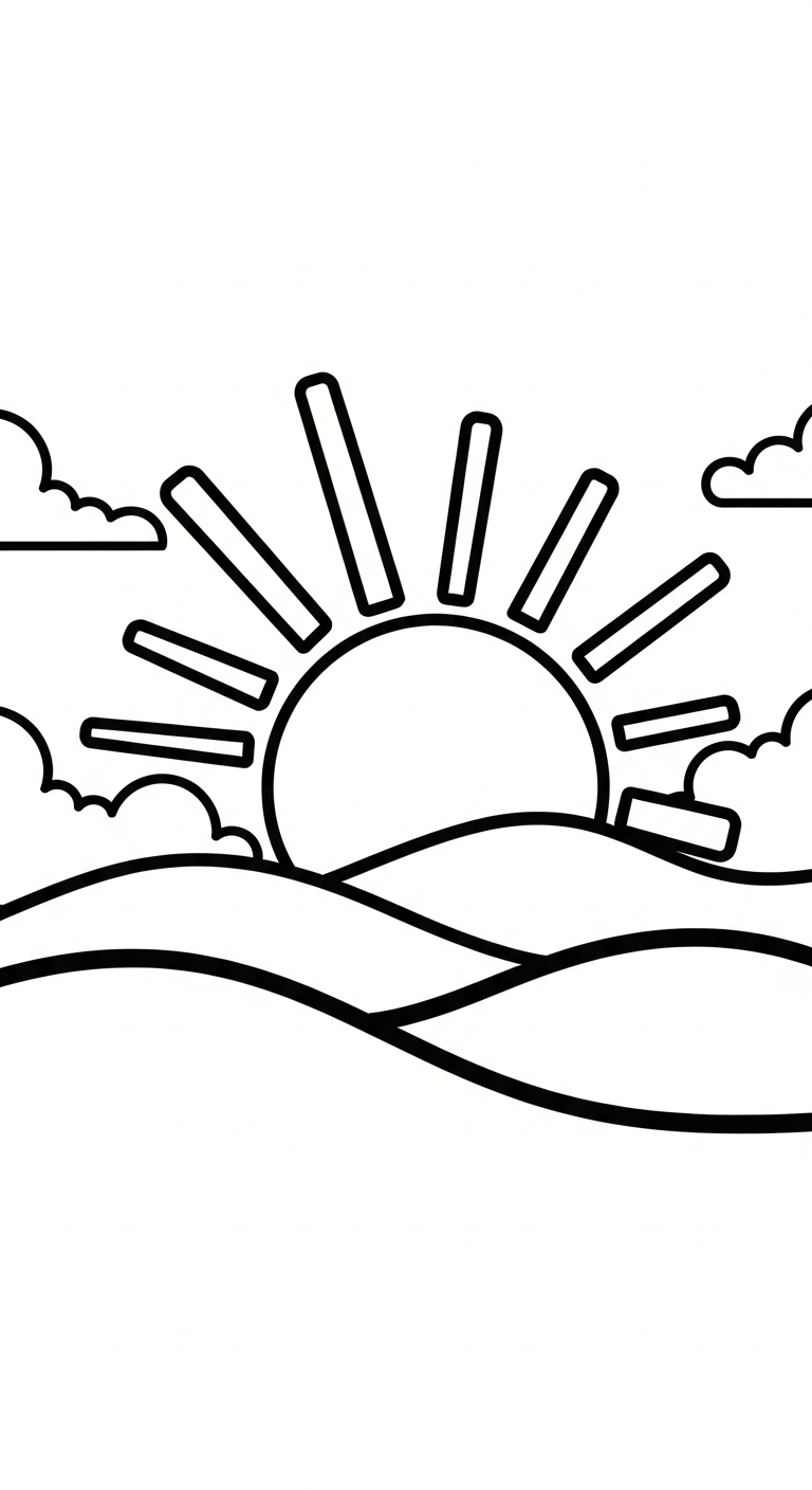 tải tranh tô màu phong cảnh không mất tiền