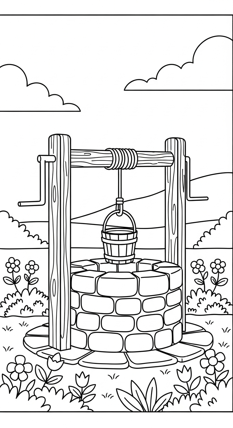 tranh tô màu phong cảnh pdf