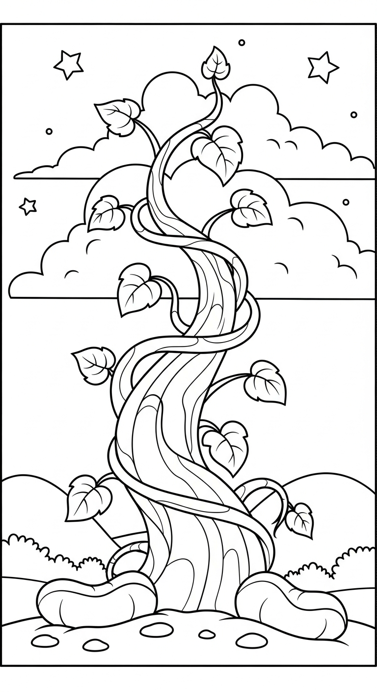 tải tranh tô màu phong cảnh cho bé 1