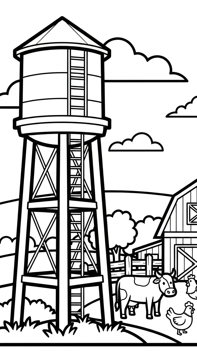 tranh tô màu phong cảnh cho bé 3 tuổi 2