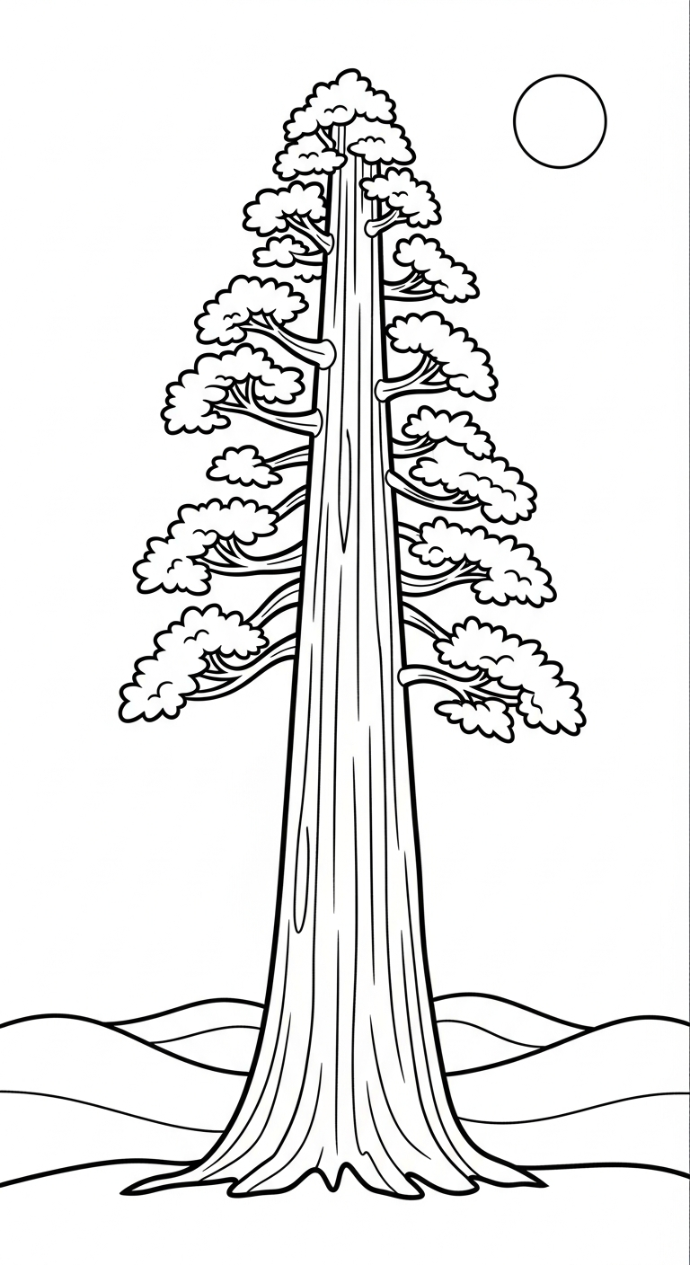 hình tô màu phong cảnh cho bé 8 tuổi