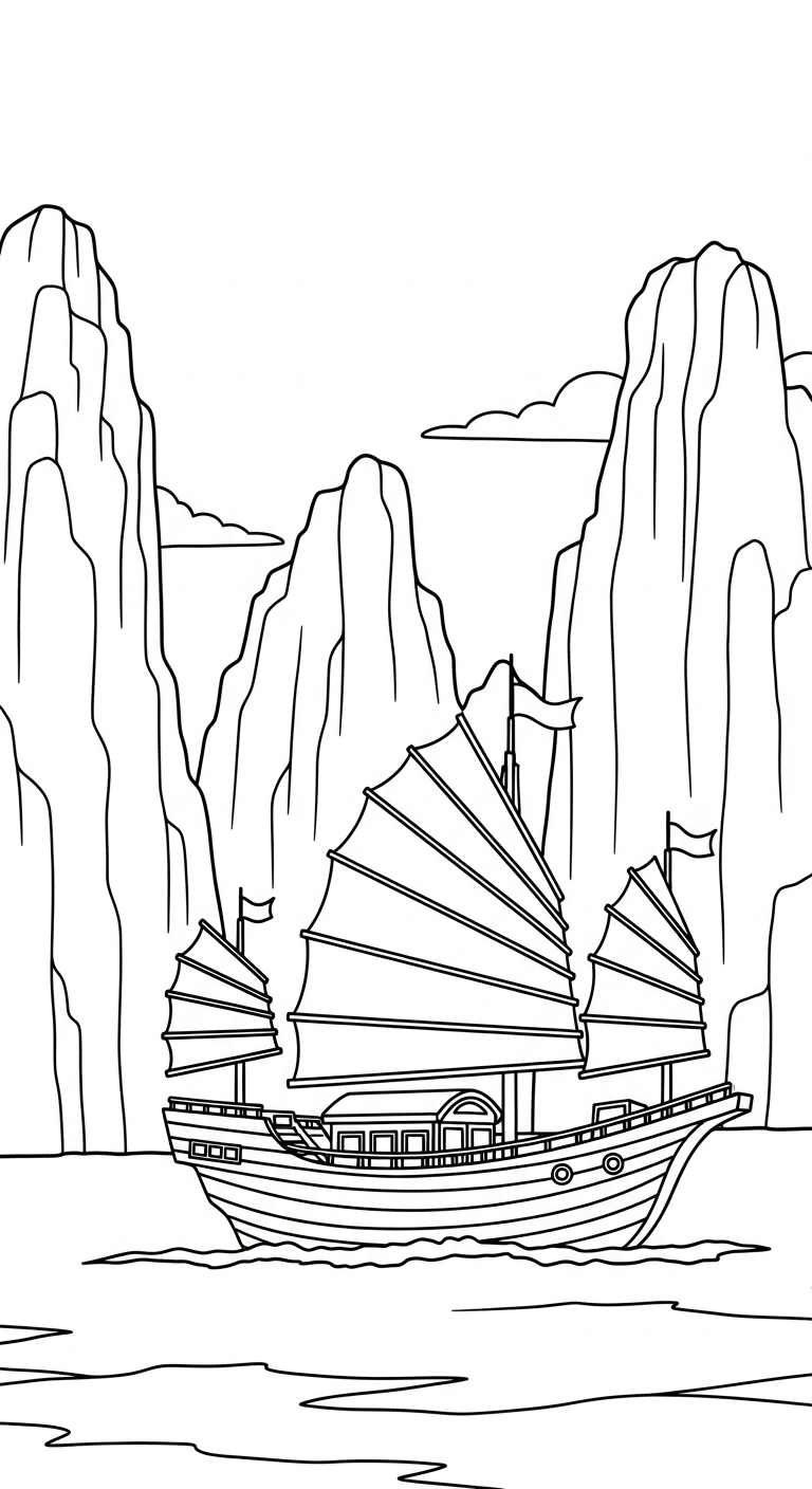 tải hình tô màu phong cảnh