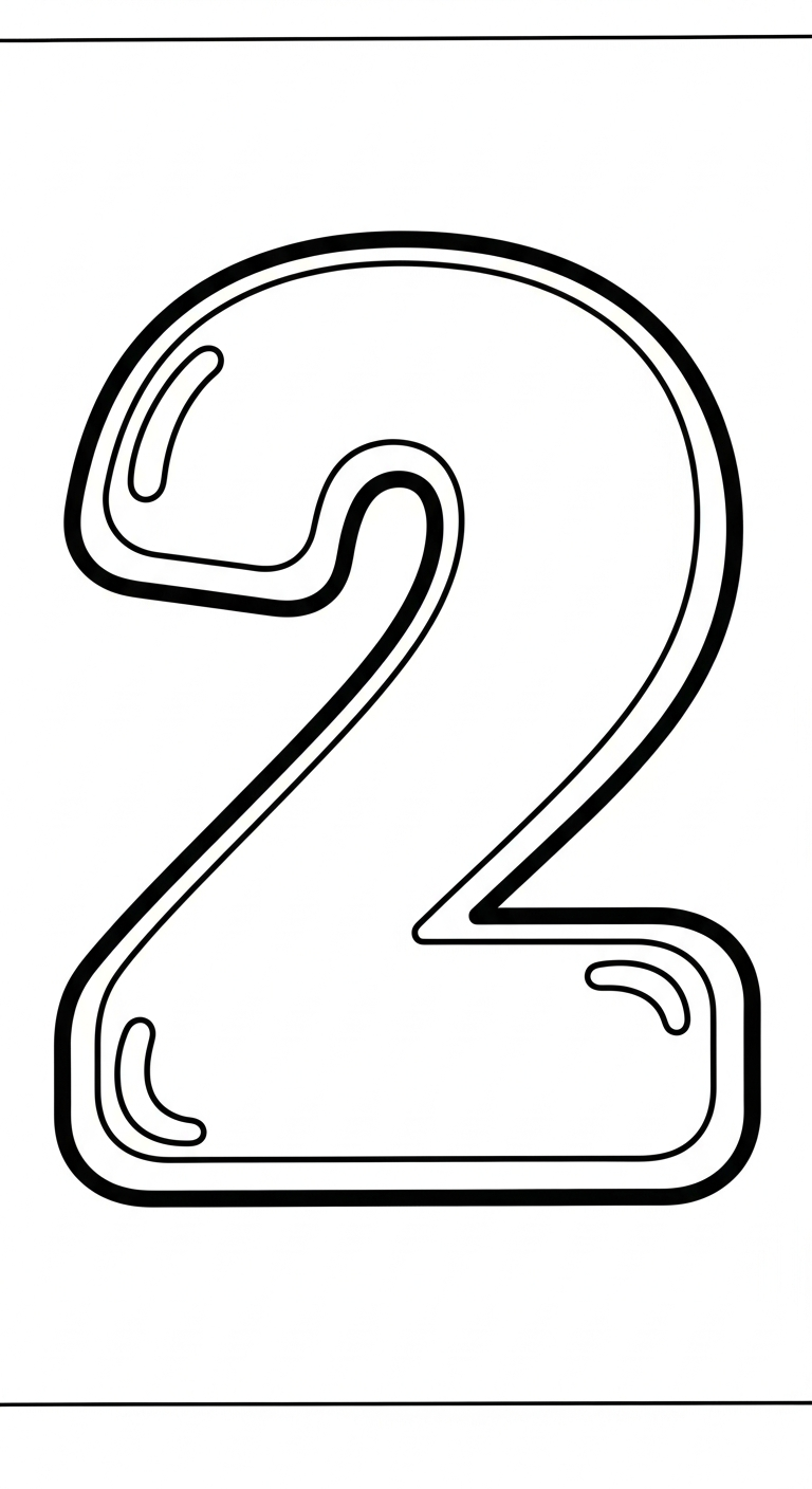 hình tô màu số đếm cho bé 6 tuổi miễn phí