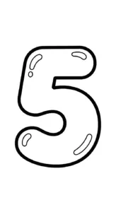 tranh tô màu số đếm cho bé 5 tuổi miễn phí