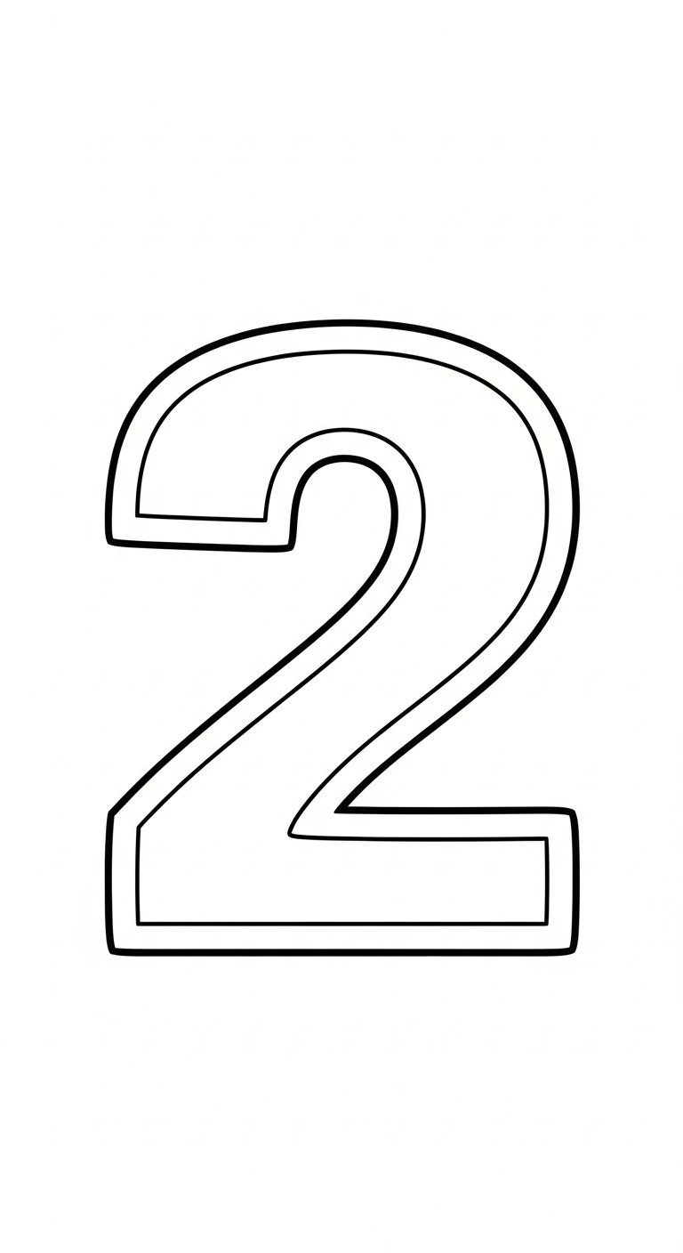 in hình tô màu số đếm khổ A4 1