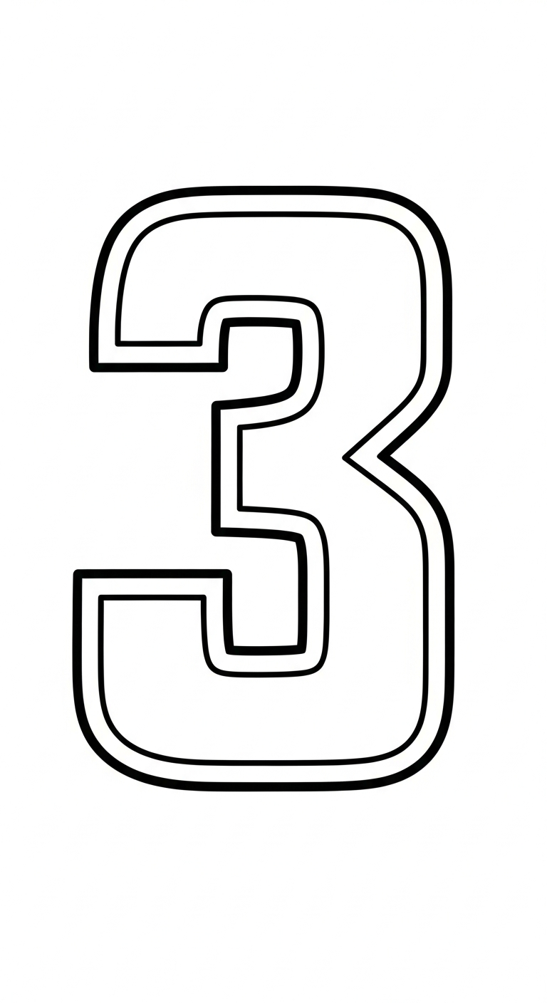 tranh tô màu số đếm cho bé 7-8 tuổi