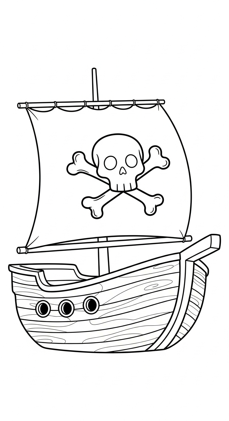 tải hình tô màu thuyền buồm miễn phí