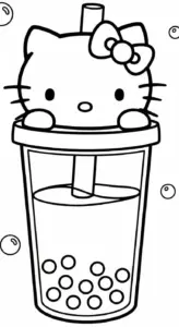 tải tranh tô màu trà sữa cho bé 3 tuổi
