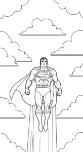 hình tô màu Tranh Tô Màu Superman pdf