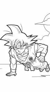 tải hình tô màu Songoku