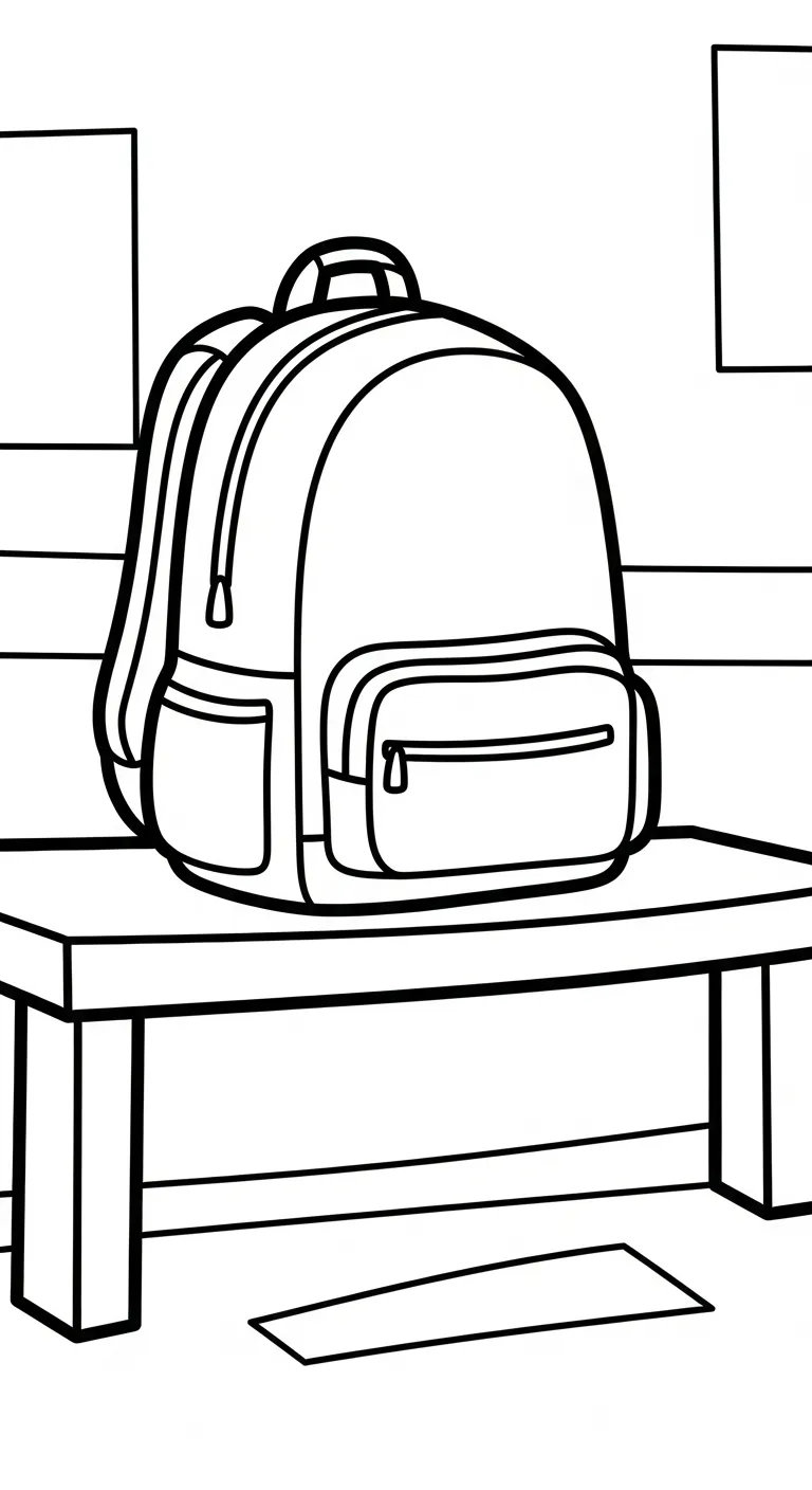 tải tranh tô màu Tranh Tô Màu Balo cho bé 3 tuổi