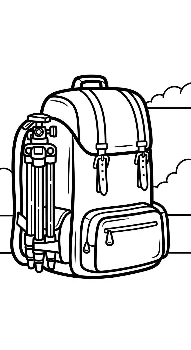tải hình tô màu Tranh Tô Màu Balo cho bé 6 tuổi 1
