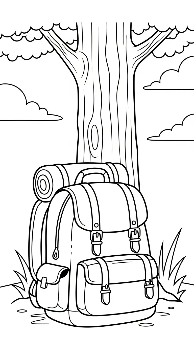 tranh tô màu Tranh Tô Màu Balo cho bé 7 tuổi