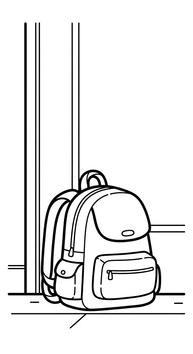 hình tô màu Tranh Tô Màu Balo cho bé 8 tuổi miễn phí
