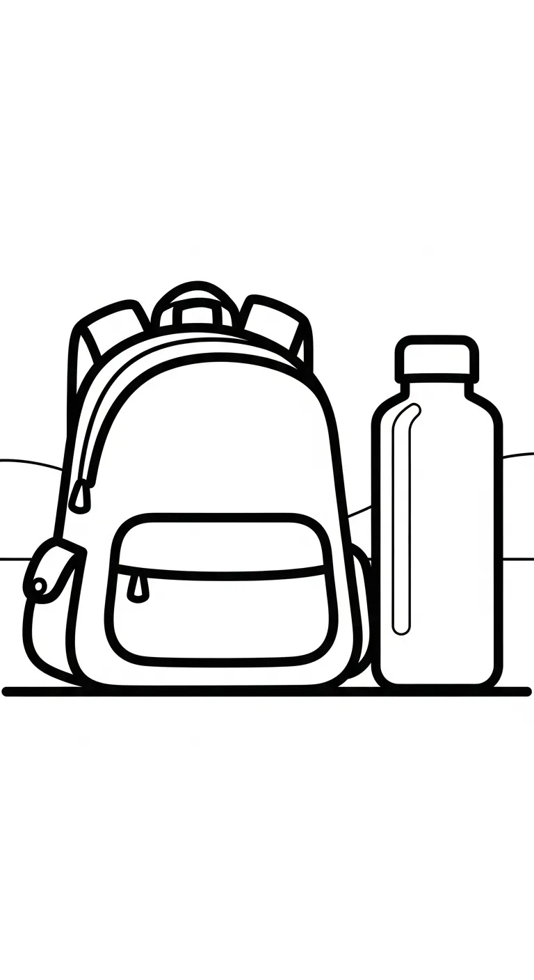 tranh tô màu Tranh Tô Màu Balo cho bé