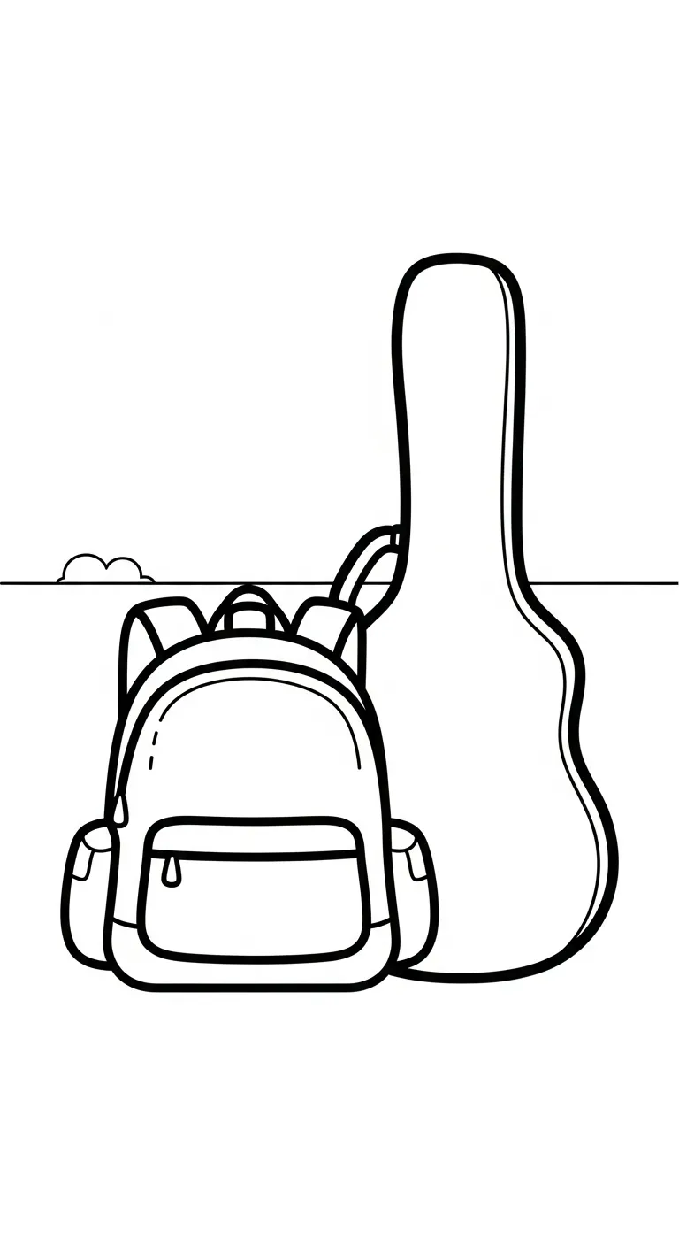 download tranh tô màu Tranh Tô Màu Balo cho bé 1