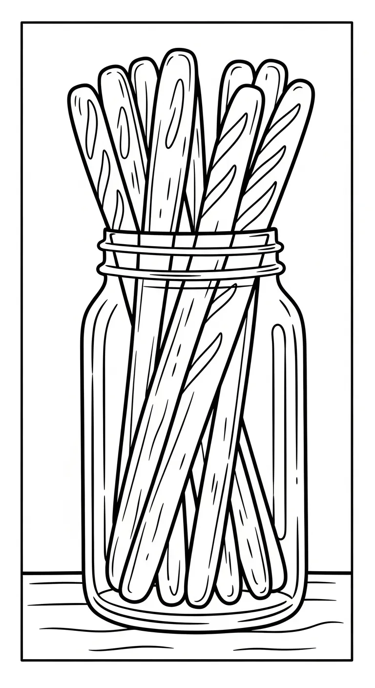 tải tranh tô màu Tranh Tô Màu Bánh Mì cho bé 6 tuổi