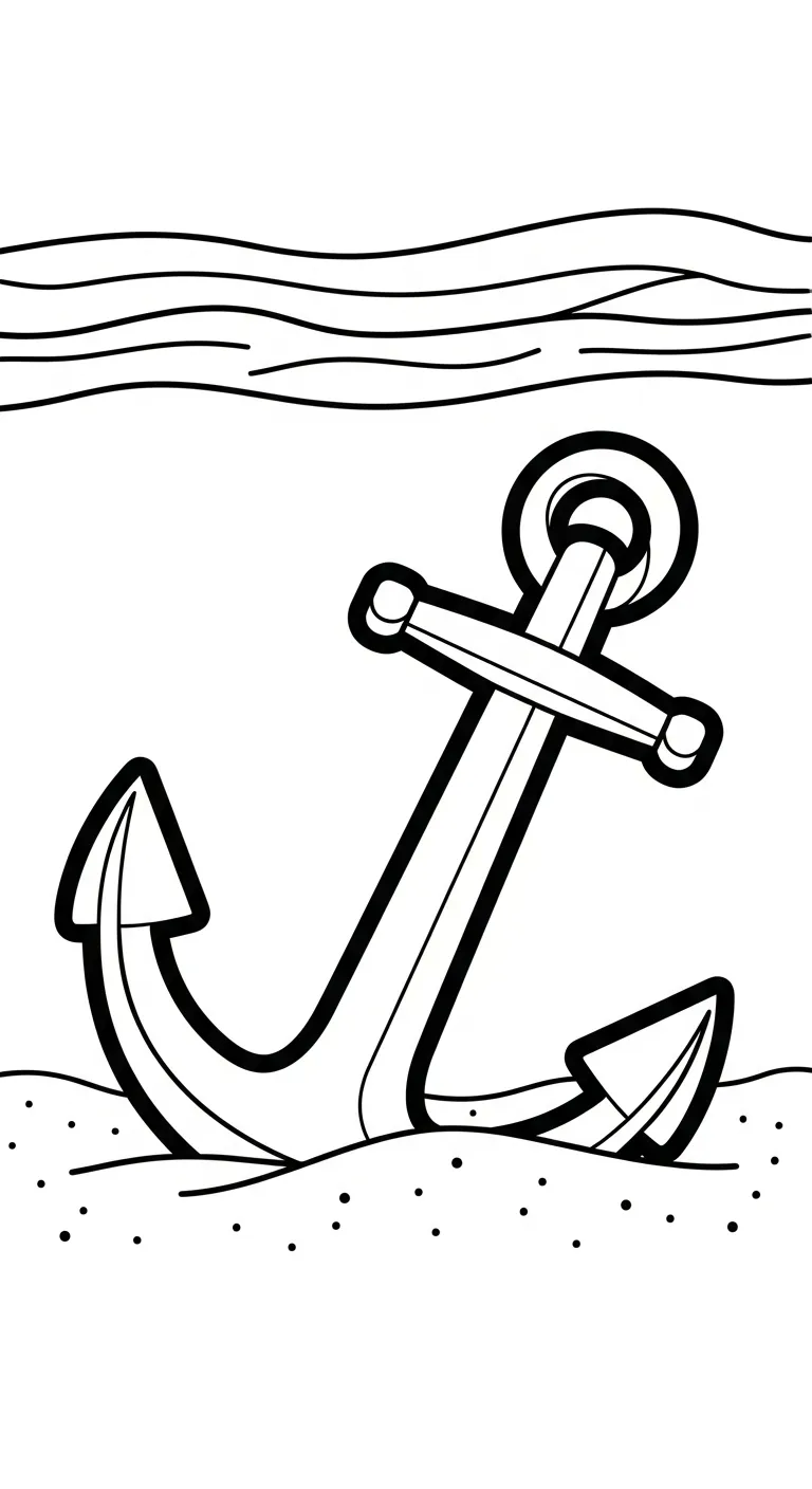 tranh tô màu Biển cho bé 8 tuổi