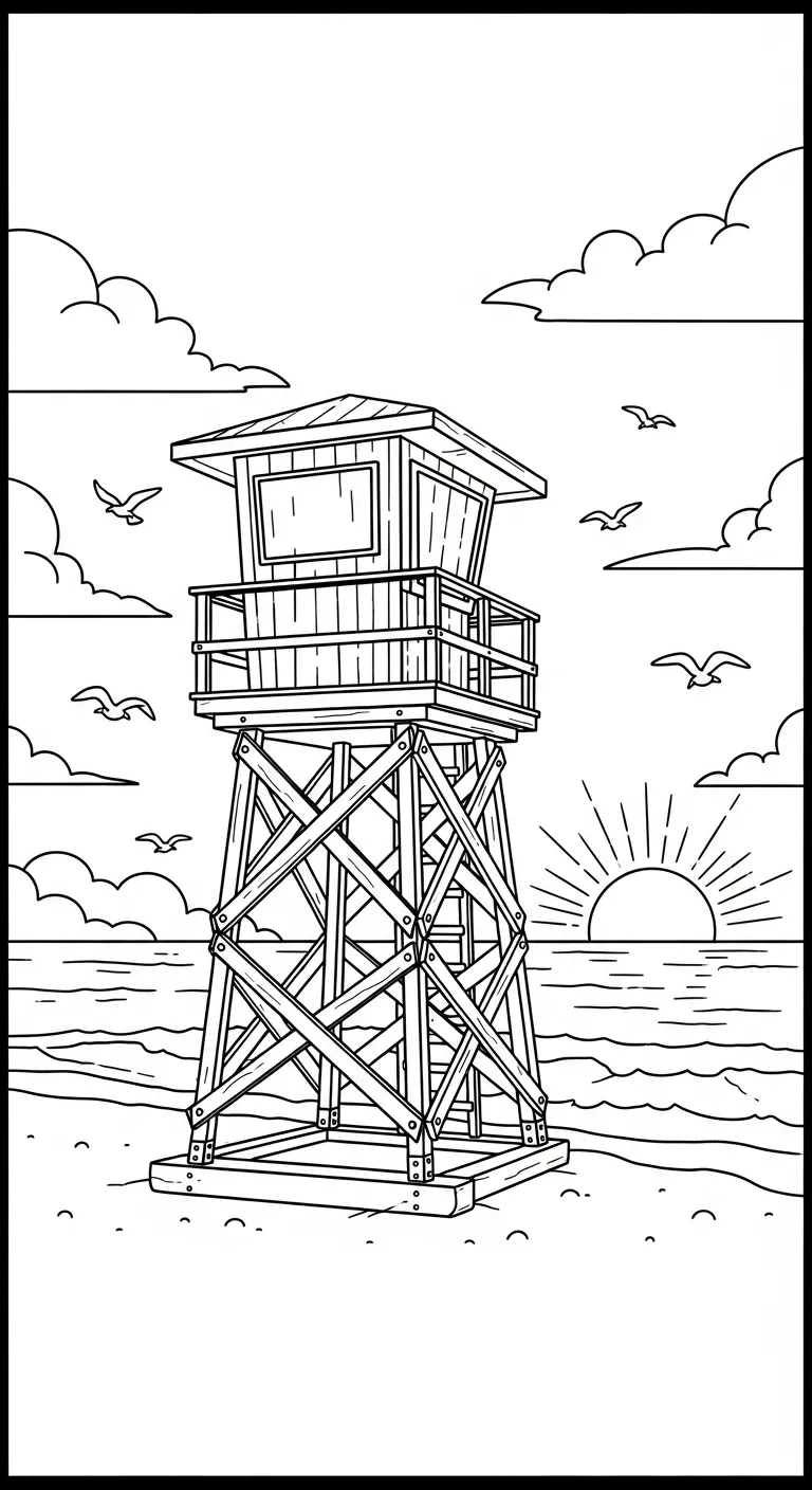 tải hình tô màu Biển cho bé 8 tuổi