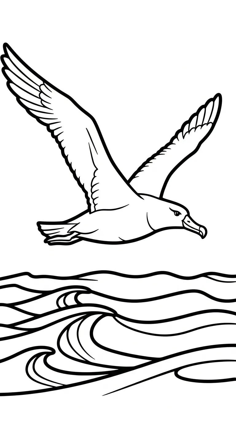 hình tô màu Biển cho bé 7 tuổi miễn phí