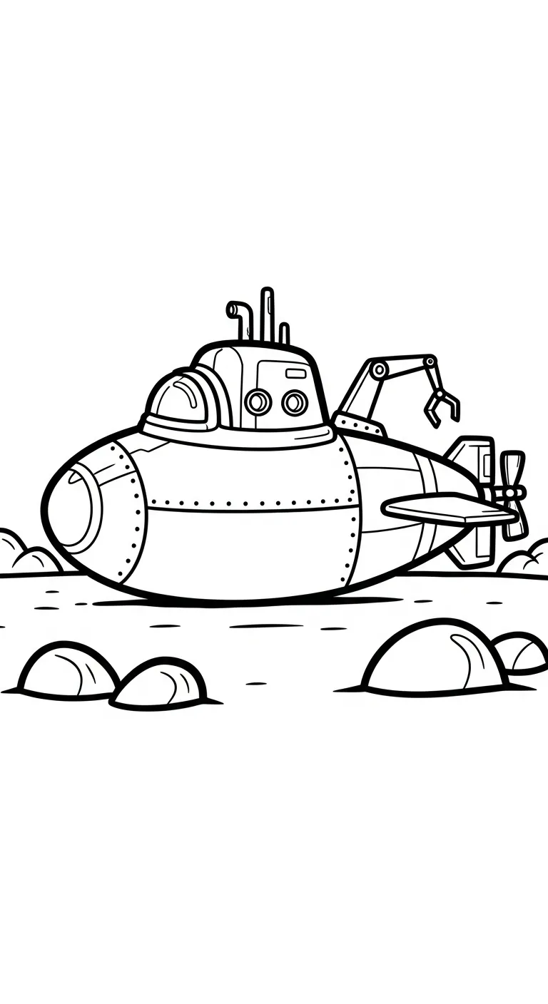 hình tô màu Biển cho bé 5 tuổi miễn phí