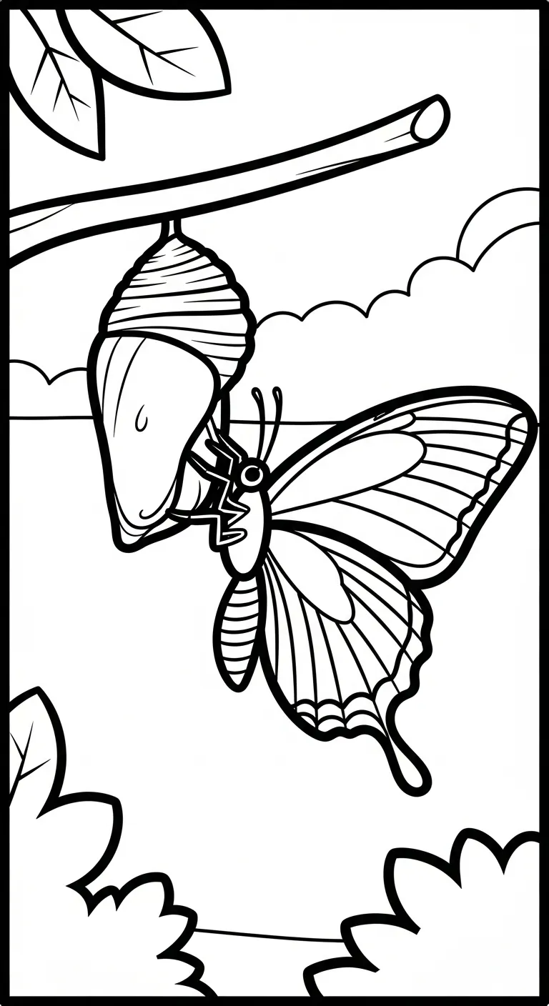 tranh tô màu Tranh Tô Màu Bướm cho bé 7 tuổi