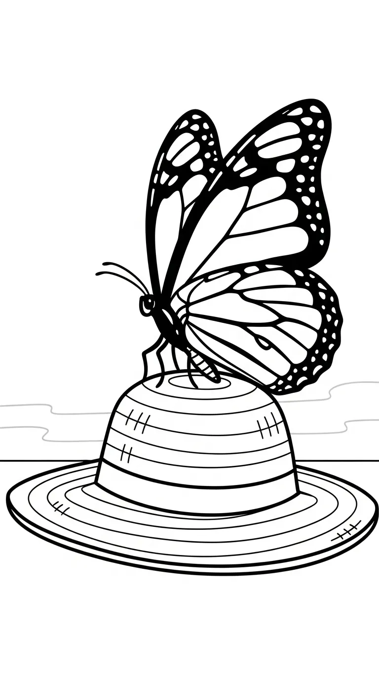 tranh tô màu Tranh Tô Màu Bướm cho bé 3 tuổi