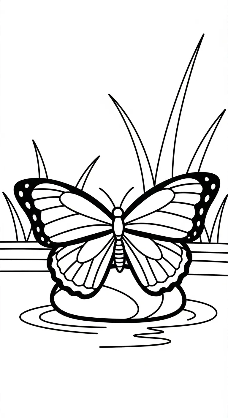 hình tô màu Tranh Tô Màu Bướm cho bé 3 tuổi miễn phí
