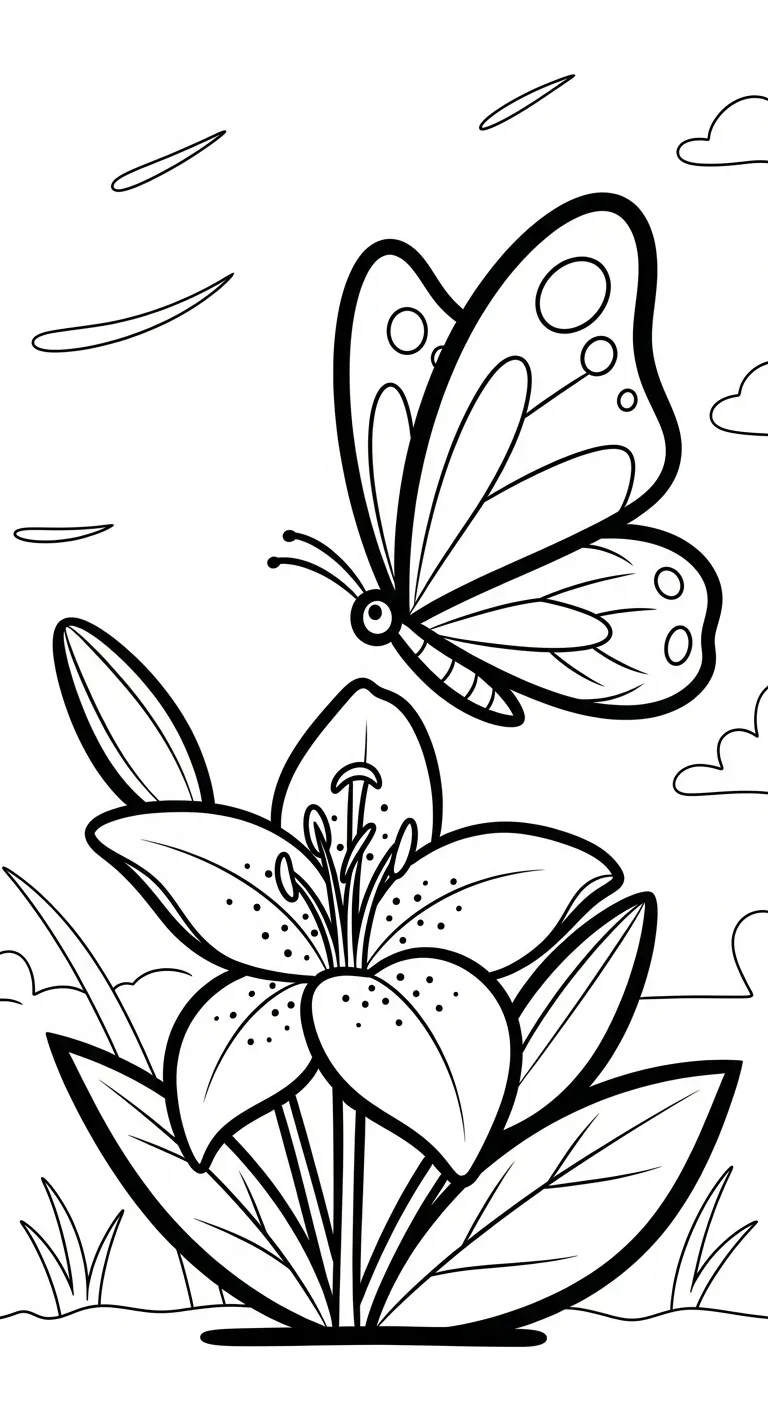 tải hình tô màu Tranh Tô Màu Bướm cho bé miễn phí