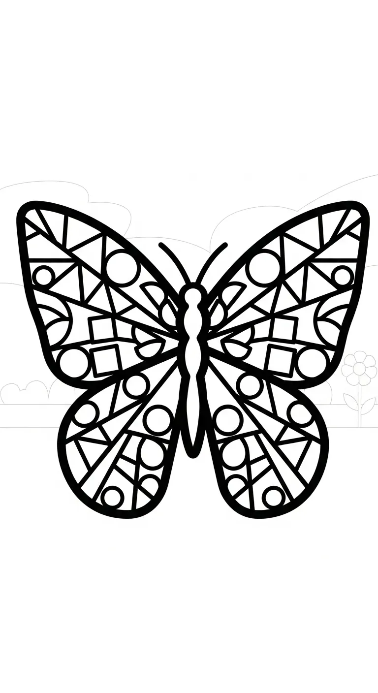 tải hình tô màu Tranh Tô Màu Bướm miễn phí