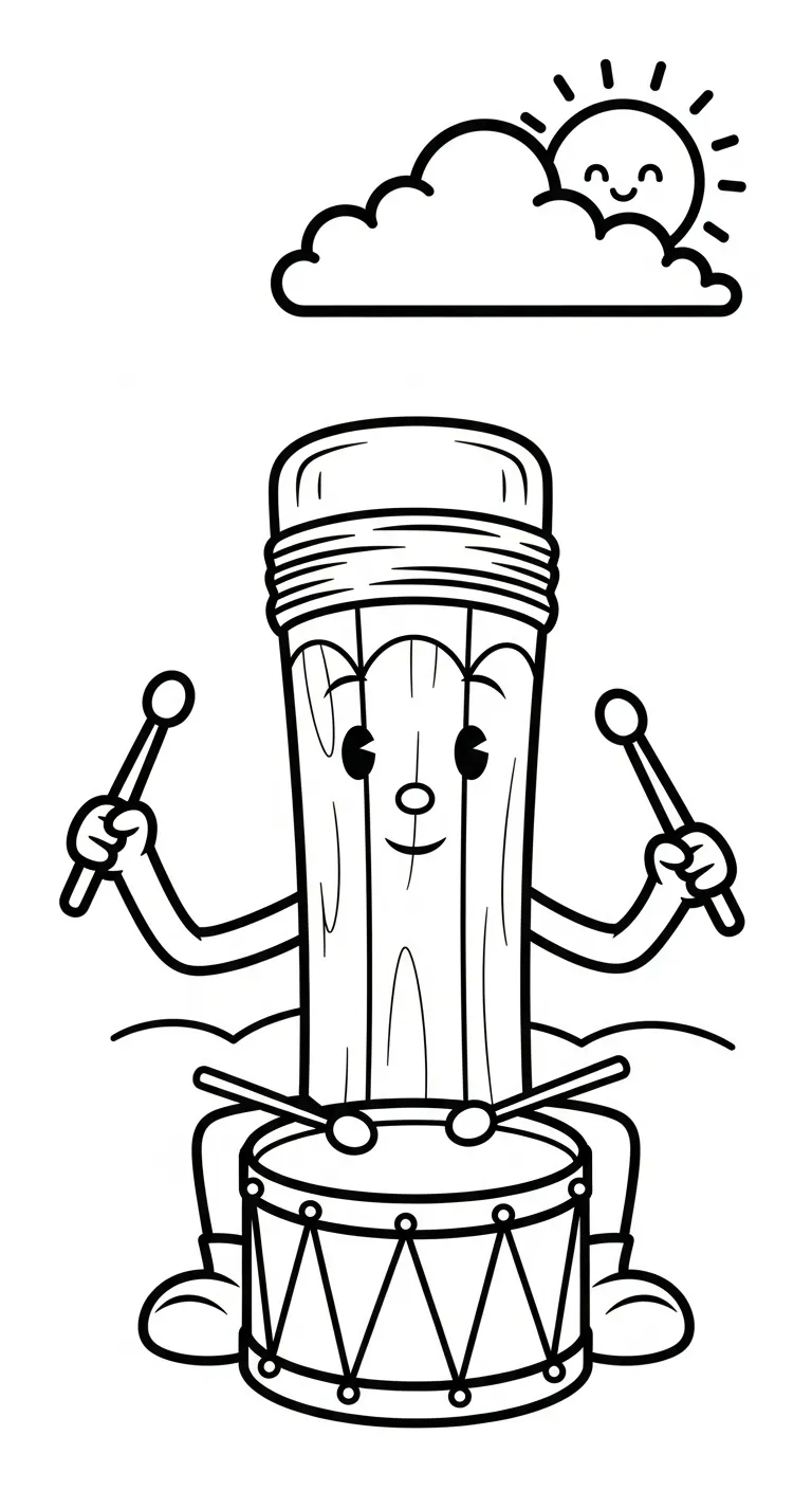 tranh tô màu Tranh Tô Màu Bút Chì cho bé 7 tuổi miễn phí