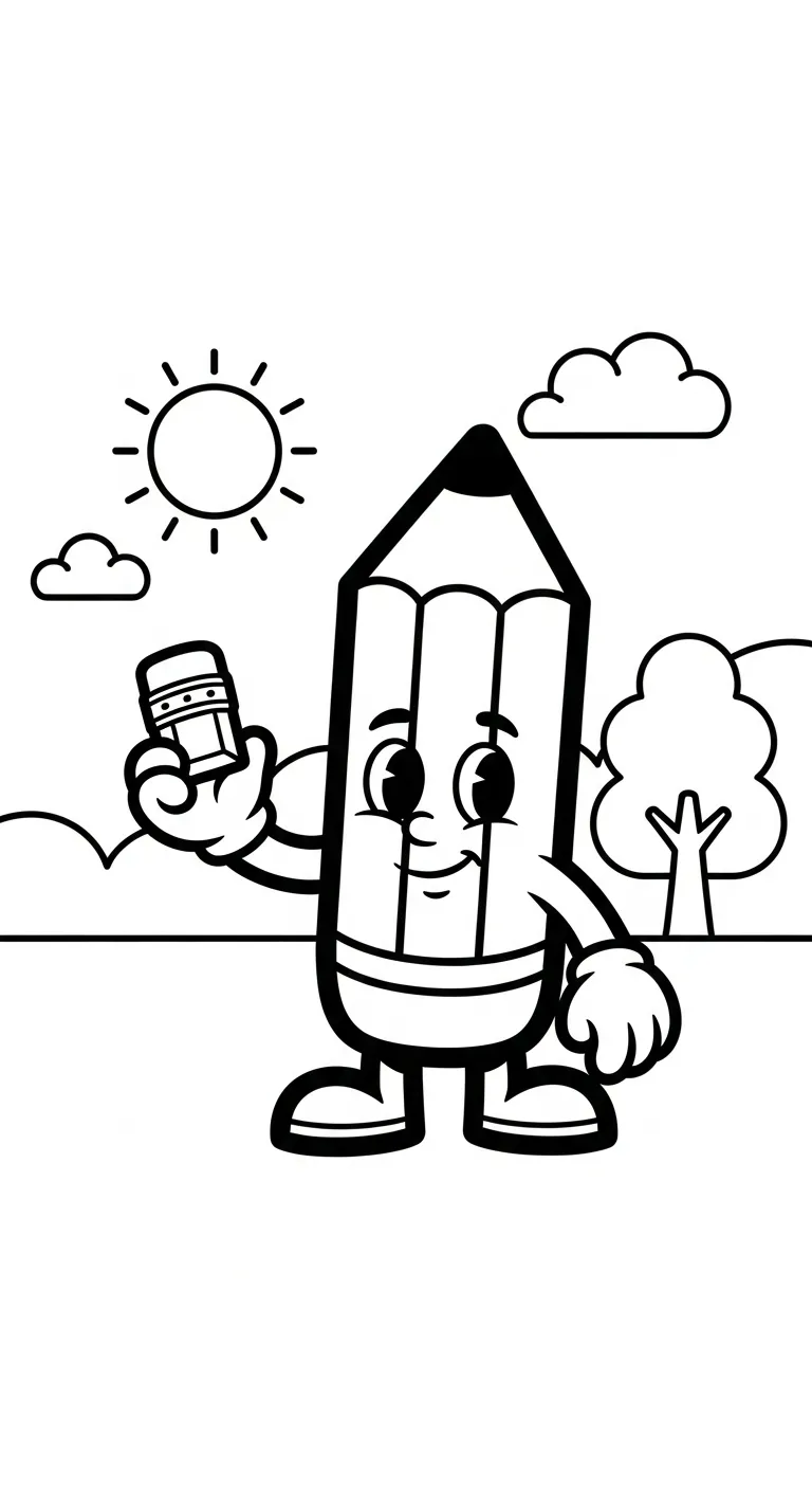 tải tranh tô màu Tranh Tô Màu Bút Chì cho bé 3 tuổi