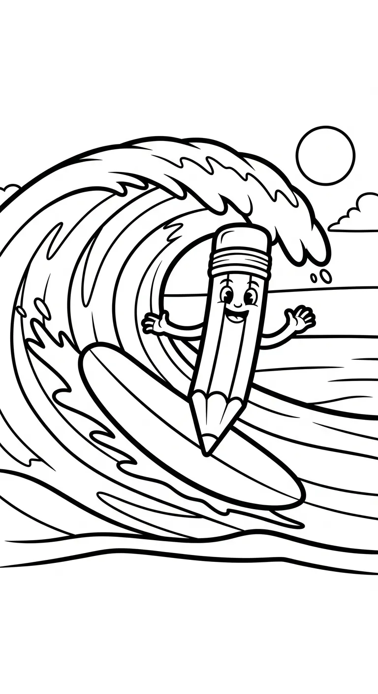 hình tô màu Tranh Tô Màu Bút Chì in ngay