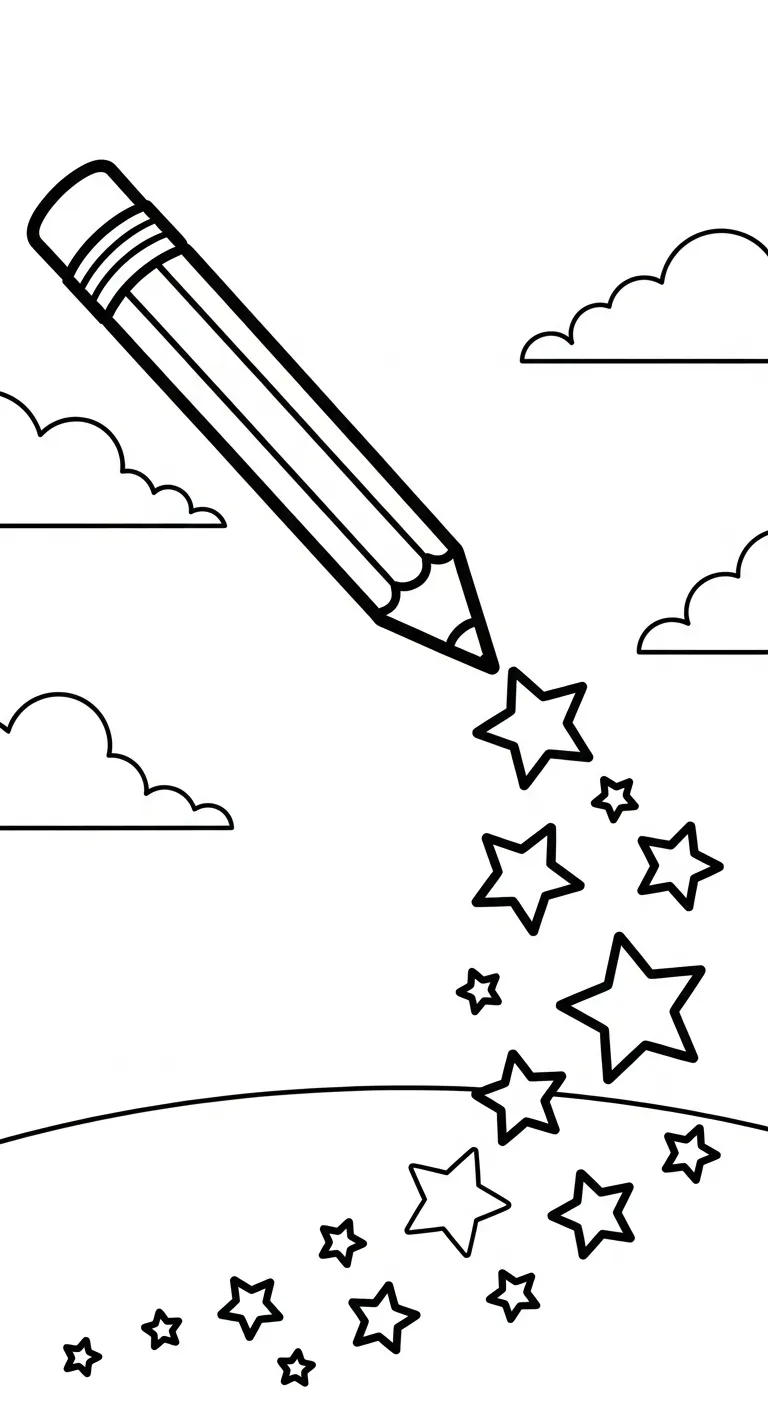 hình tô màu Tranh Tô Màu Bút Chì cho bé 4 tuổi