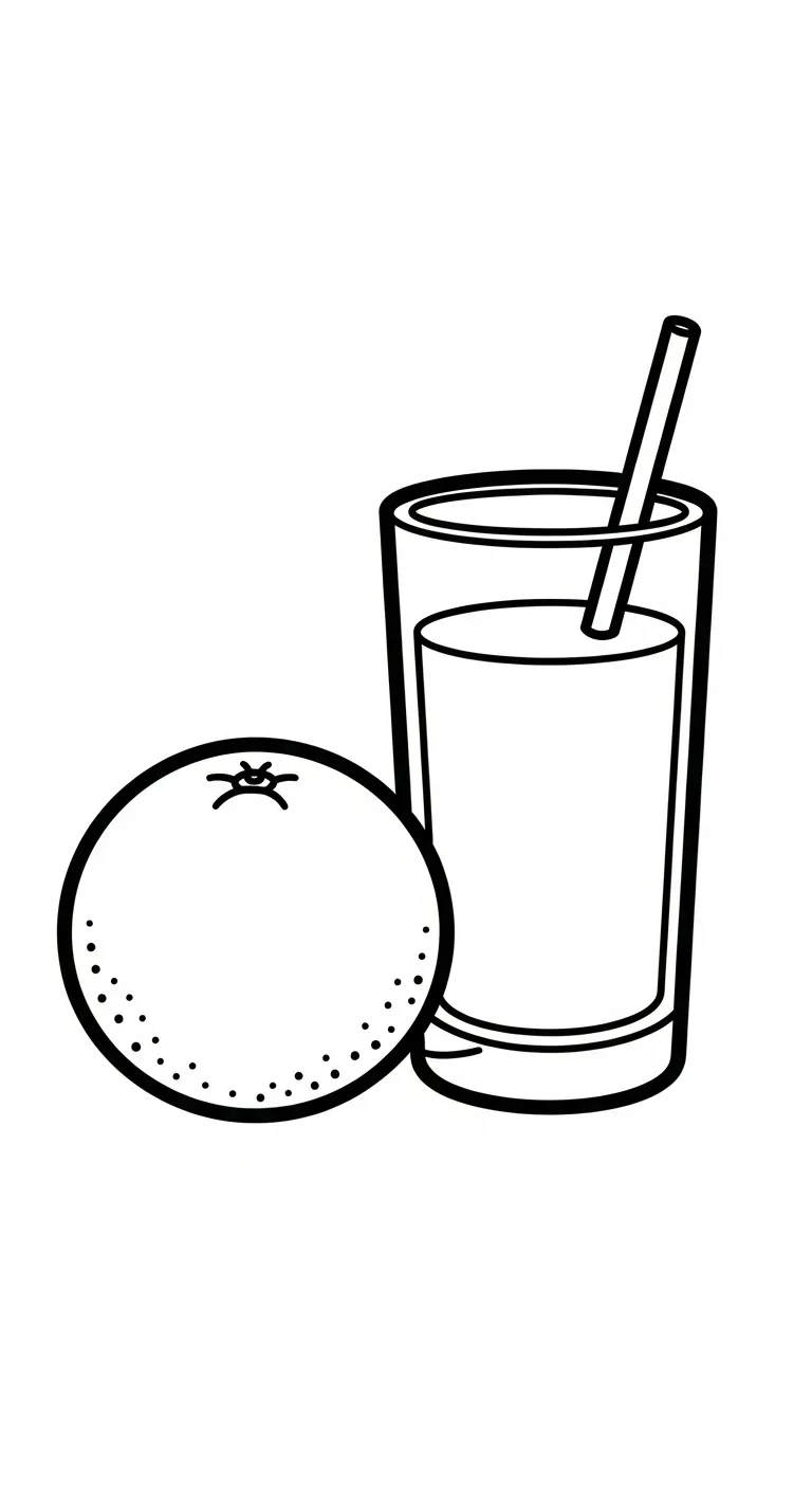 in hình tô màu Tranh Tô Màu Cam cho bé 7 tuổi