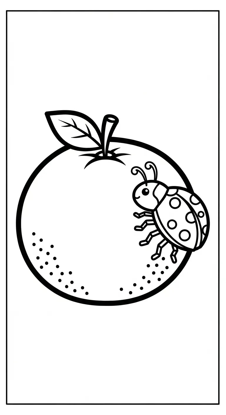 in hình tô màu Tranh Tô Màu Cam cho bé 8 tuổi 1