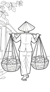 download tranh tô màu Tranh Tô Màu Cam cho bé