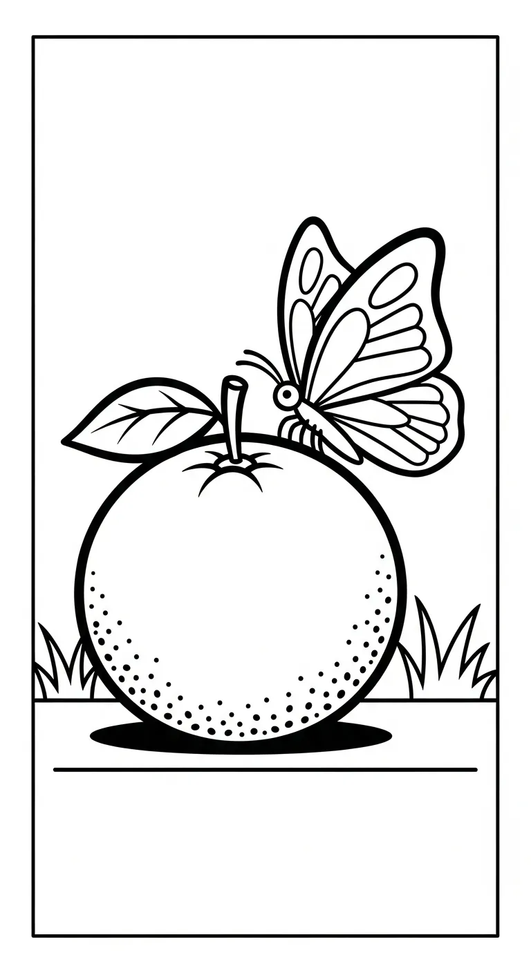 hình tô màu Tranh Tô Màu Cam cho bé 8 tuổi