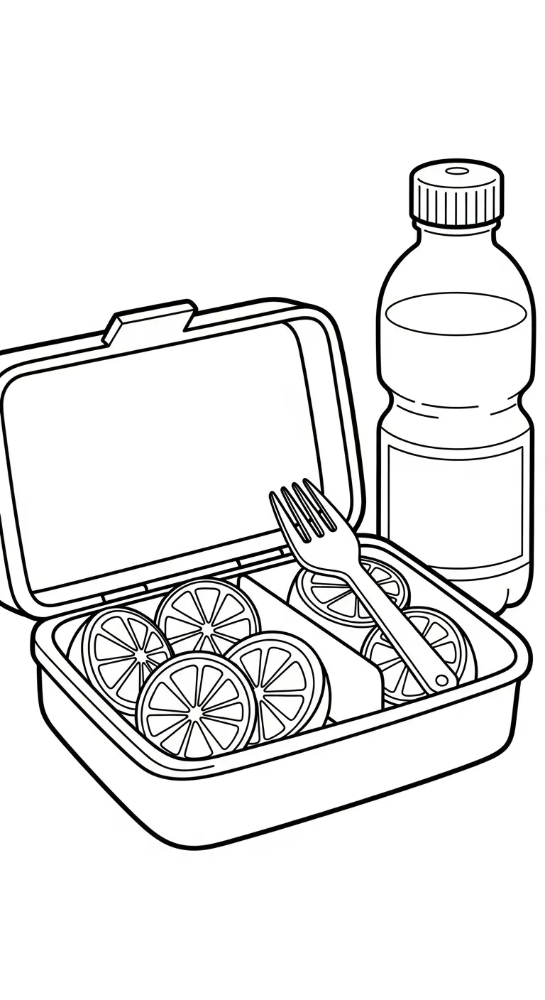 hình tô màu Tranh Tô Màu Cam cho bé 5 tuổi miễn phí