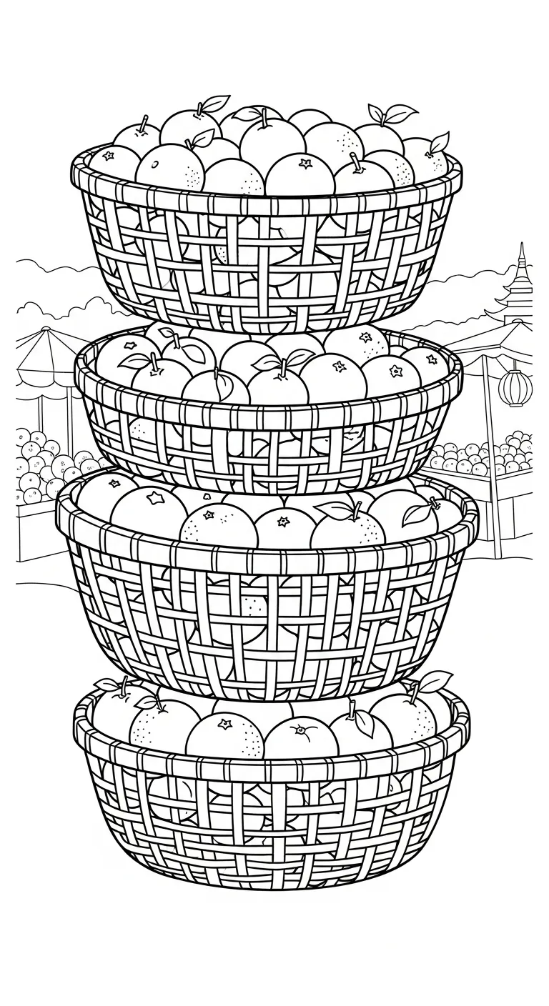 mẫu in tranh tô màu Tranh Tô Màu Cam cho bé 2